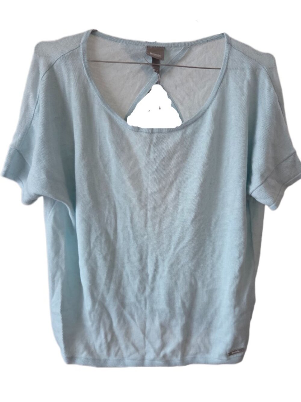 Brand New Bench Light Green Short Sleeve Lightweight Sweater Top